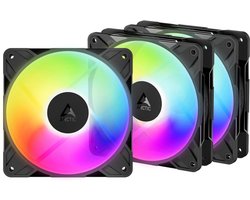 ARCTIC P12 Pro A-RGB - Behuizingsventilator 3-Pack - 120mm - PWM - RGB Verlichting