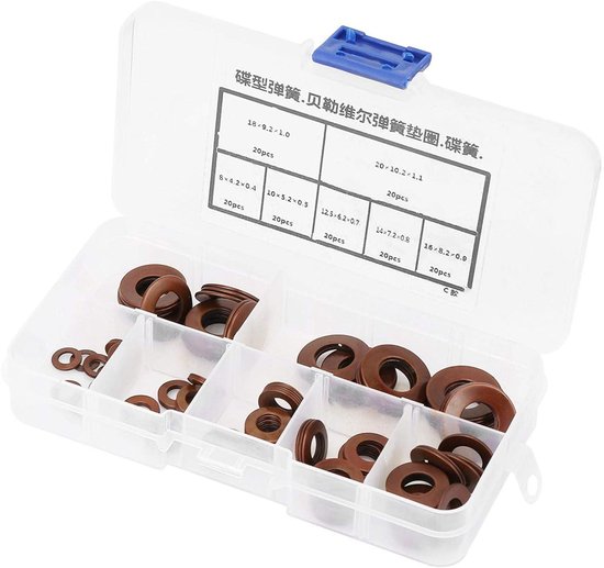5/100 stuks drukveren klein (100pcs,1x14x20mm