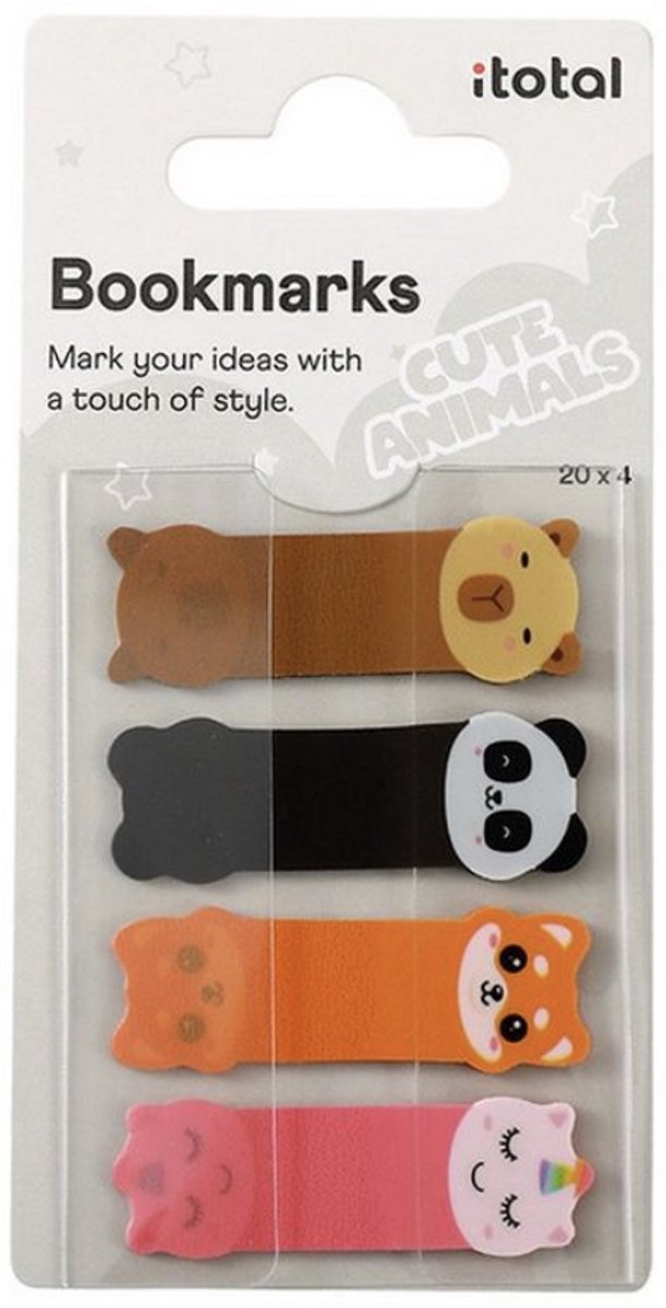 iTotal Page markers ANIMAL 4.4x1.5cmcm 9gr
