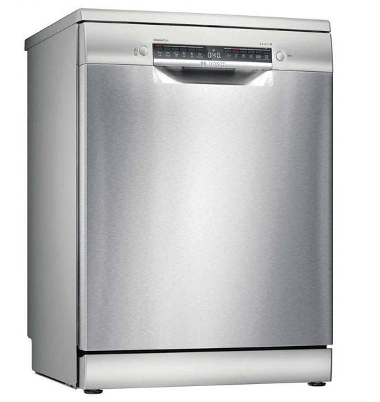 Bosch SMS4EMI06E- Serie 4 - Vrijstaande vaatwasser - 60 cm - RVS - Energielabel B - Home Connect