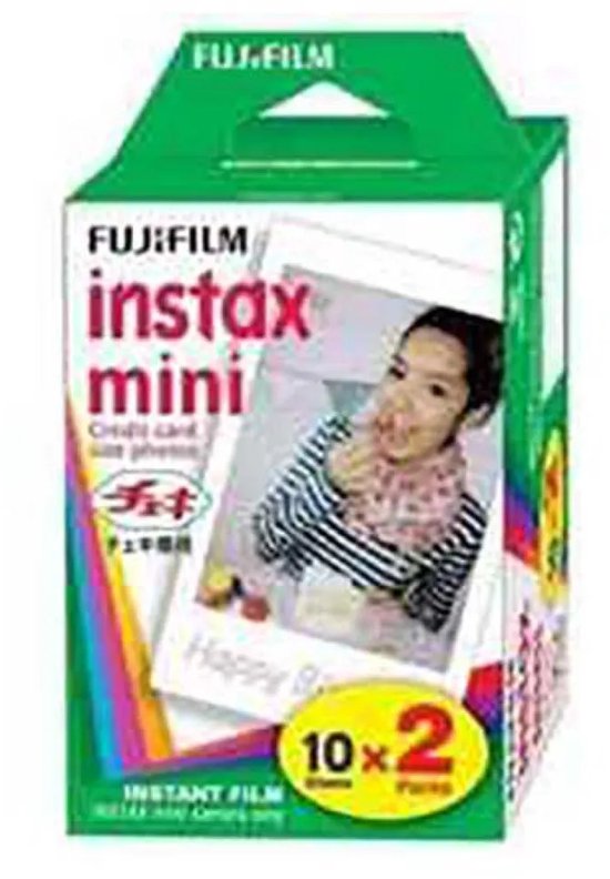 Fujifilm Instax Mini Film - Instant Fotopapier - Wit - 2 x 10 stuks