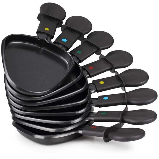 Princess Gourmetstel 162710 - Raclette Oval Steengrill Party - Bakplaat en Steengrill - 8 personen - 2 meter snoer - Regelbare thermostaat - 1200W - 8 pannetjes — afbeelding 5
