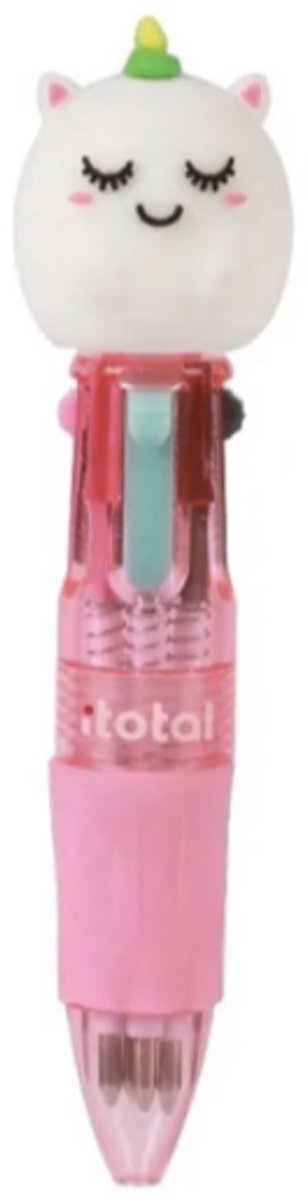 iTotal Pen Mini 4 Colors 4 in 1 UNICORN 2.5x10cm 15gr