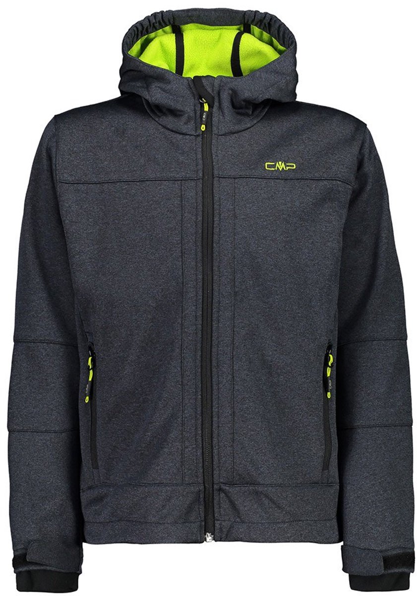 Cmp Fix 3a00094m Softshelljack 10 Years Jongens Meisjes Asphalt Melange