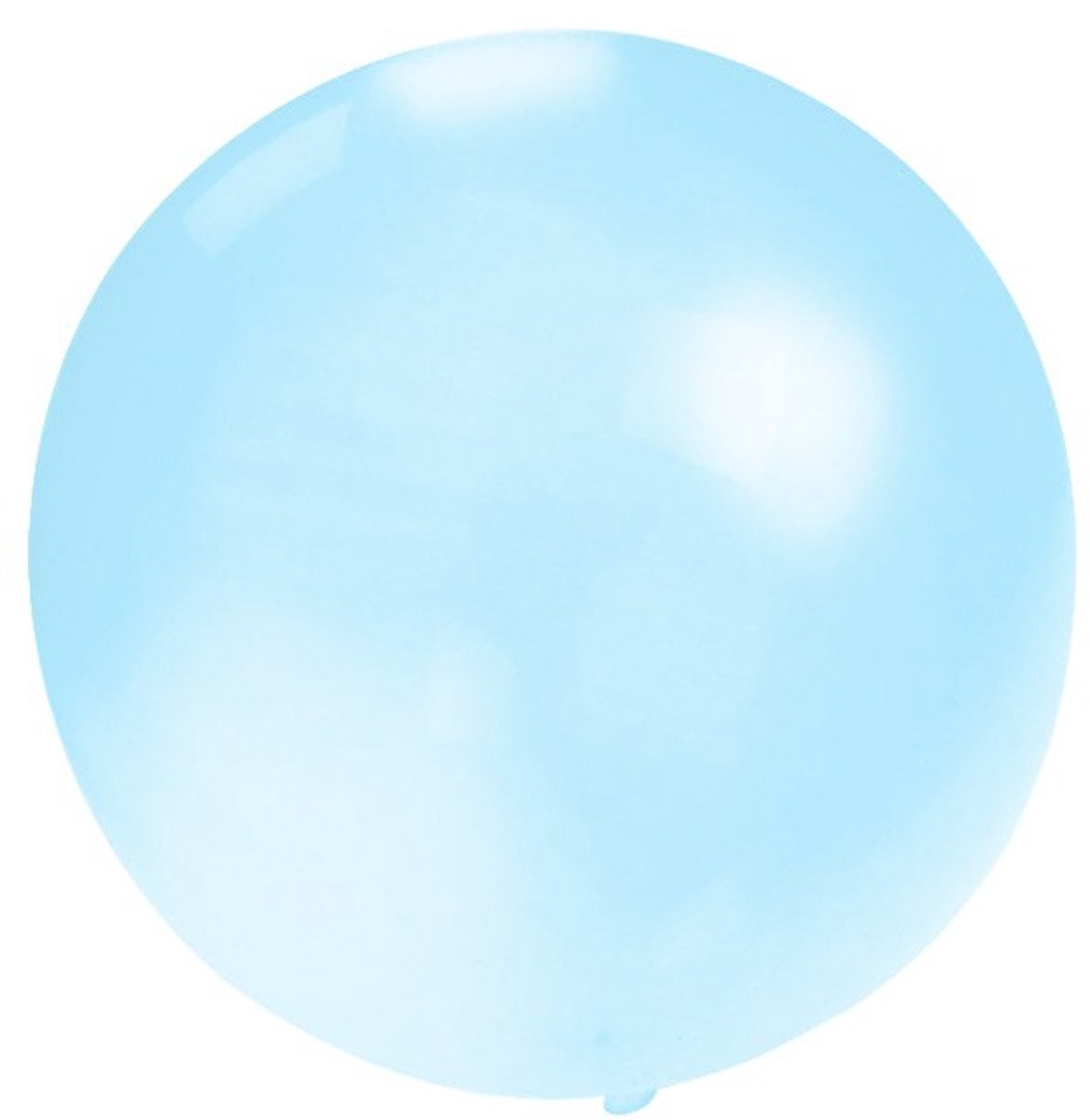 Ballon 24 inch Ø 60 cm baby blauw