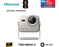 Hisense M2 Pro - Laser Projector 4K (3840x2160) - 3D - Optical Zoom 1.0-1.3 - Auto Keystone correctie - Met draagbare koffer - Grijs