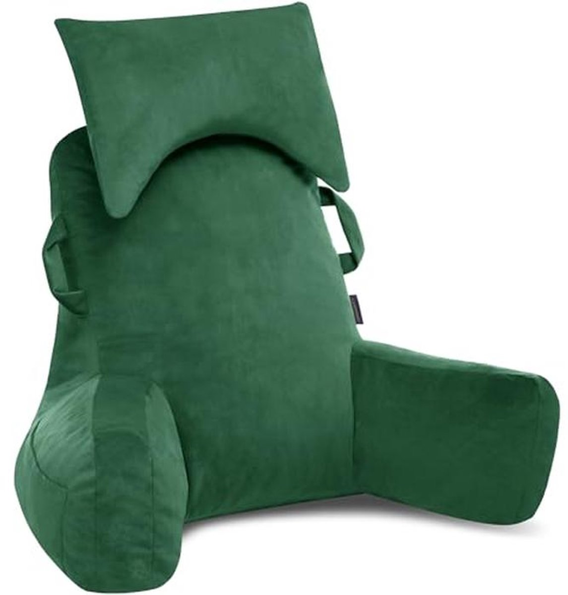 Draagbare Grote Leeskussen met Hoofdsteun en Armen voor Volwassenen - Ergonomisch en Wasbaar