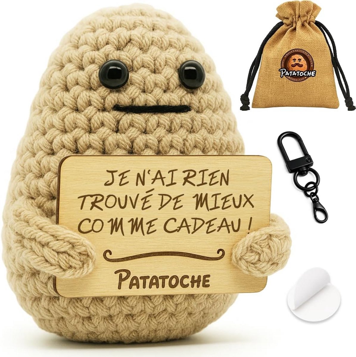 Humoristische Positieve Aardappel - Origineel Cadeau voor Aanmoediging en Motivatie