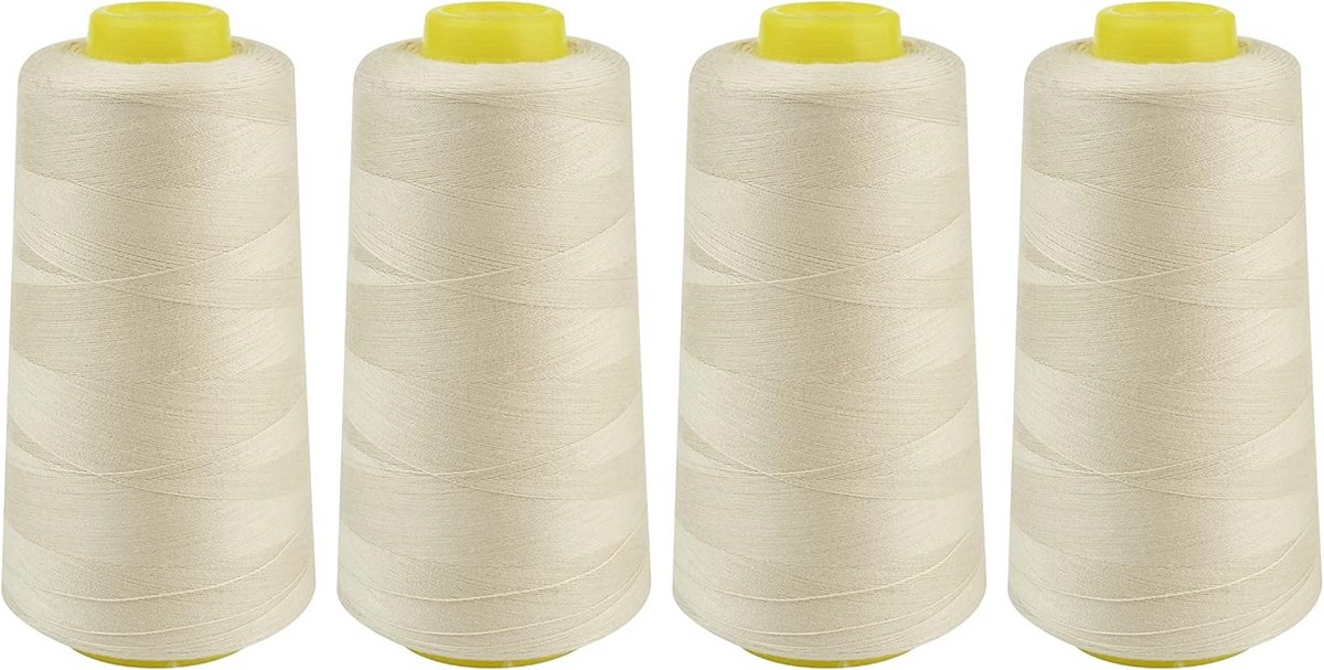 Overlock Naaigaren 4-pack in Diverse Kleuren 40/2