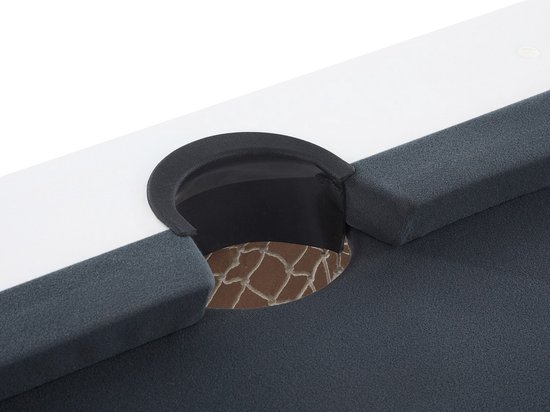 Vente-unique Transformeerbare tafel - Biljart & pingpong - Wit en zwart - L213,4 x D111,8 x H78,5 cm - MELIAN L 213.4 cm x H 78.5 cm x D 111.8 cm van MELIAN — afbeelding 5