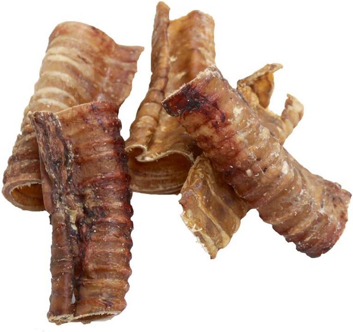 Natuurlijke Gedroogde Rundertrachea Snack voor Honden - Ideaal voor BARF Dieet, 200 g