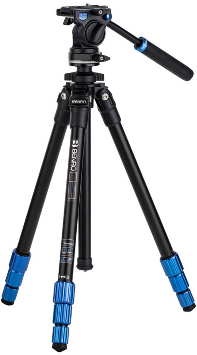 Benro TSL08AS2CSH Slim Video Statief Kit