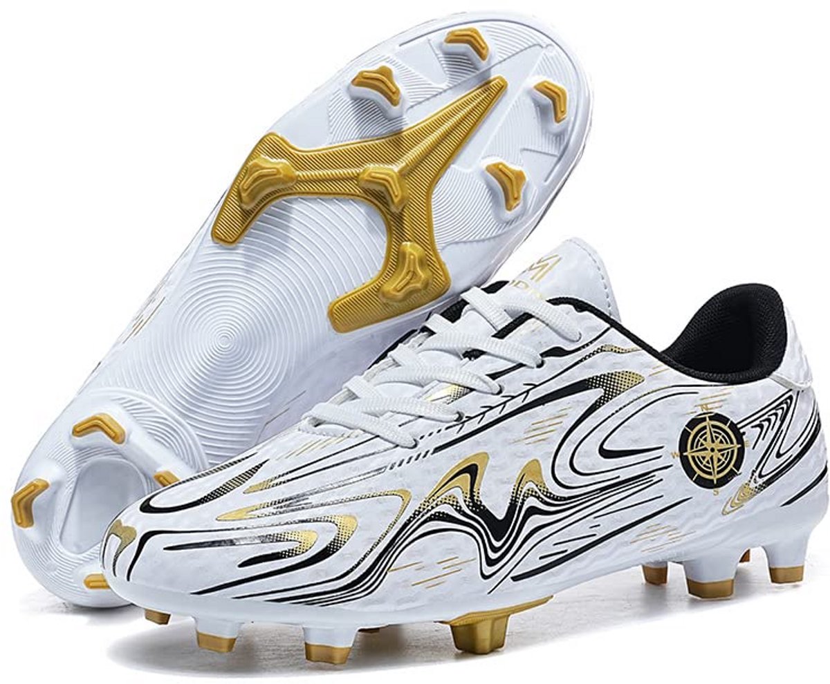 Mateju Voetbalschoenen voor kinderen, jongens, heren, voetbalschoenen, spike, sportschoenen voor buiten, binnen, atletiek, training, sport