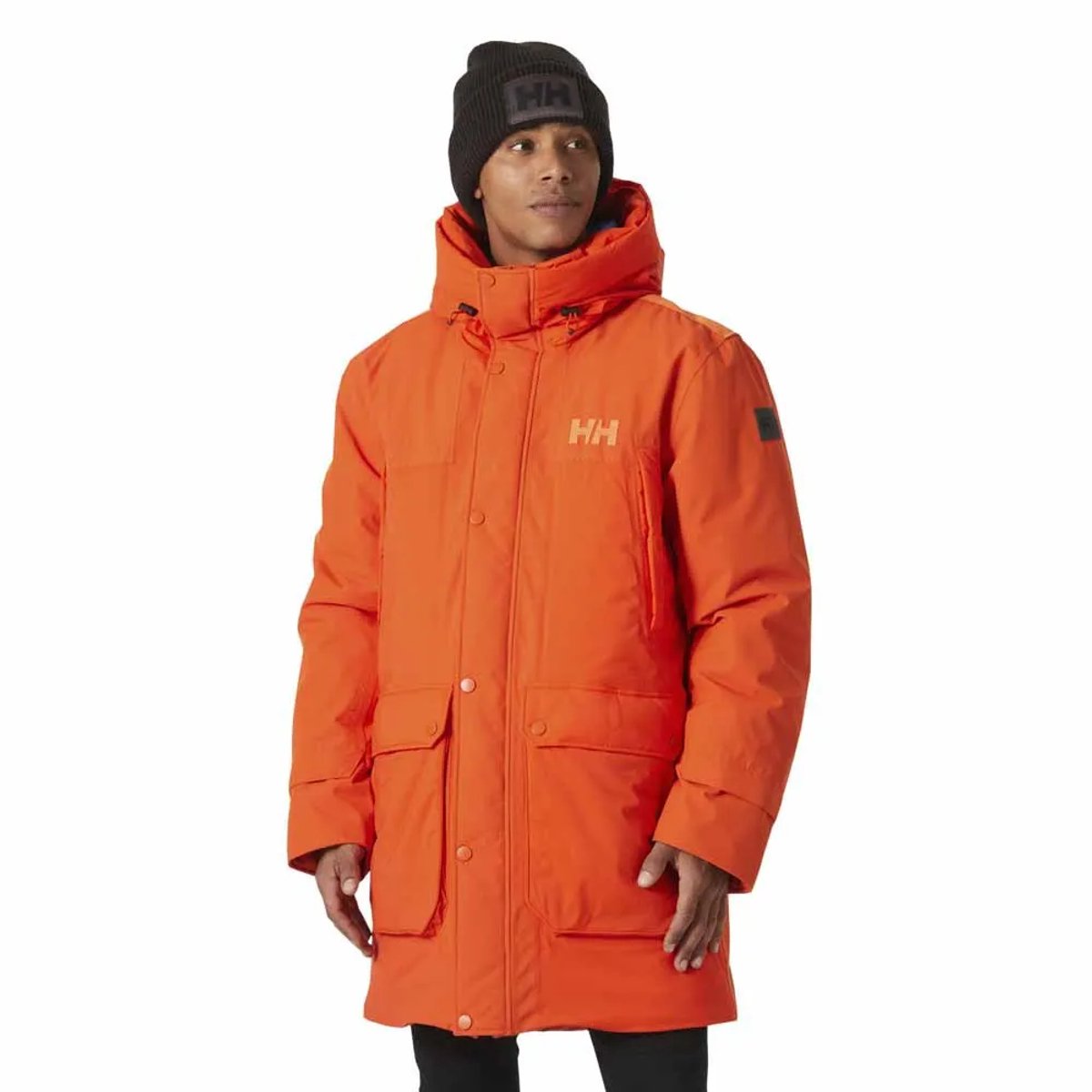 Helly Hansen Escape Down Flow Parka Man Oranje