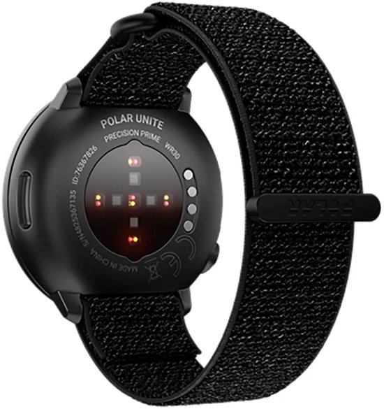 Polar Unite Fitnesshorloge en -tracker -  Zwart - Hook&Loop - M-L