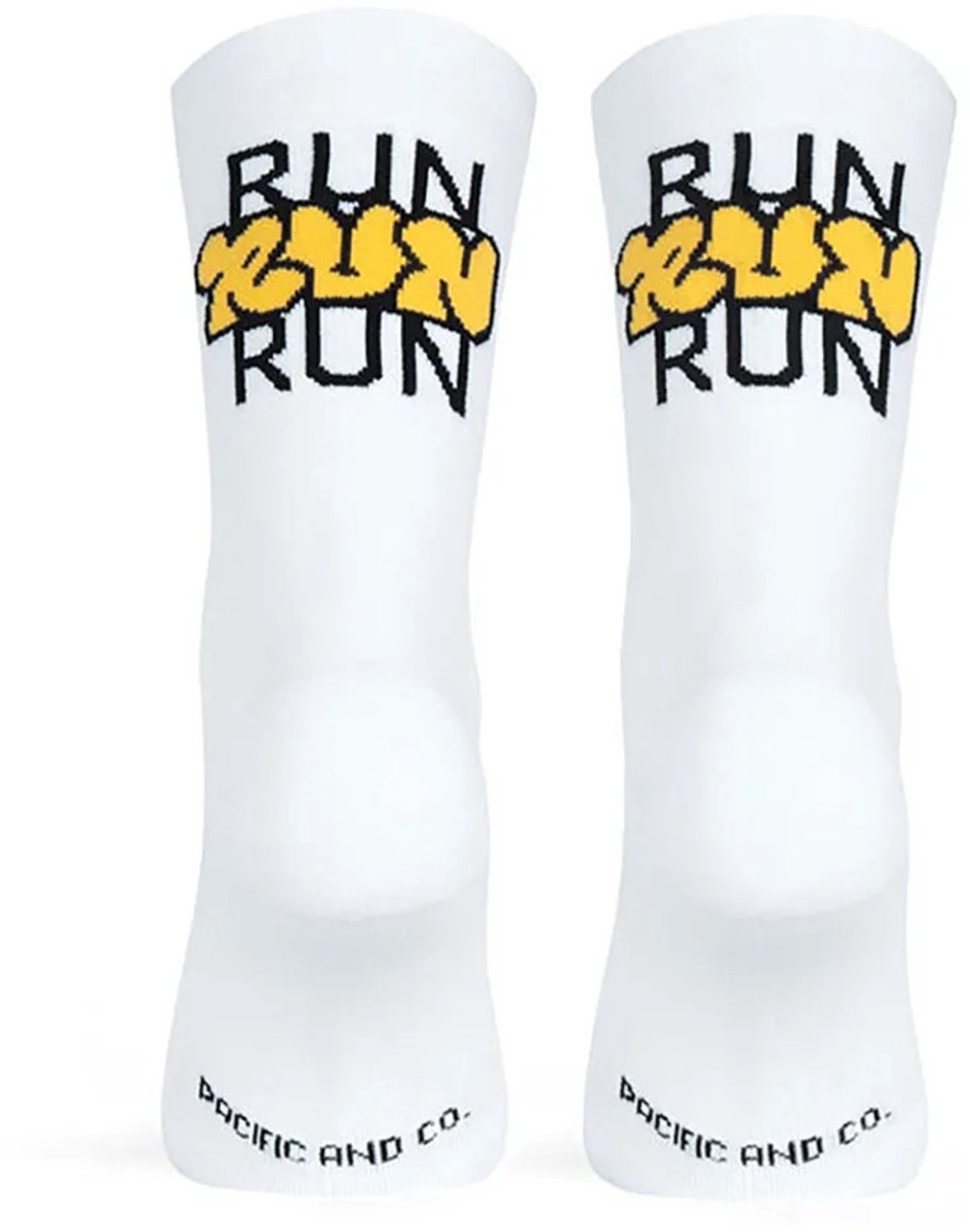 Pacific Socks Run Run Korte Sokken Wit EU 37-41
