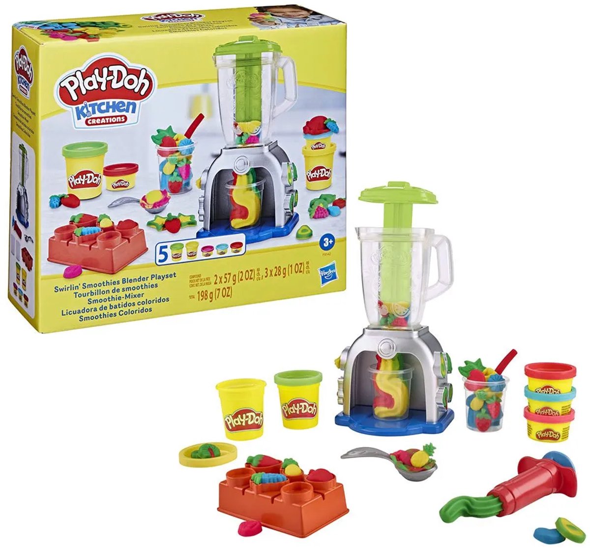 Play-Doh Smoothie Blender Set - Boetseerklei - 5 Play-Doh potjes - Knutselen voor kinderen — afbeelding 16