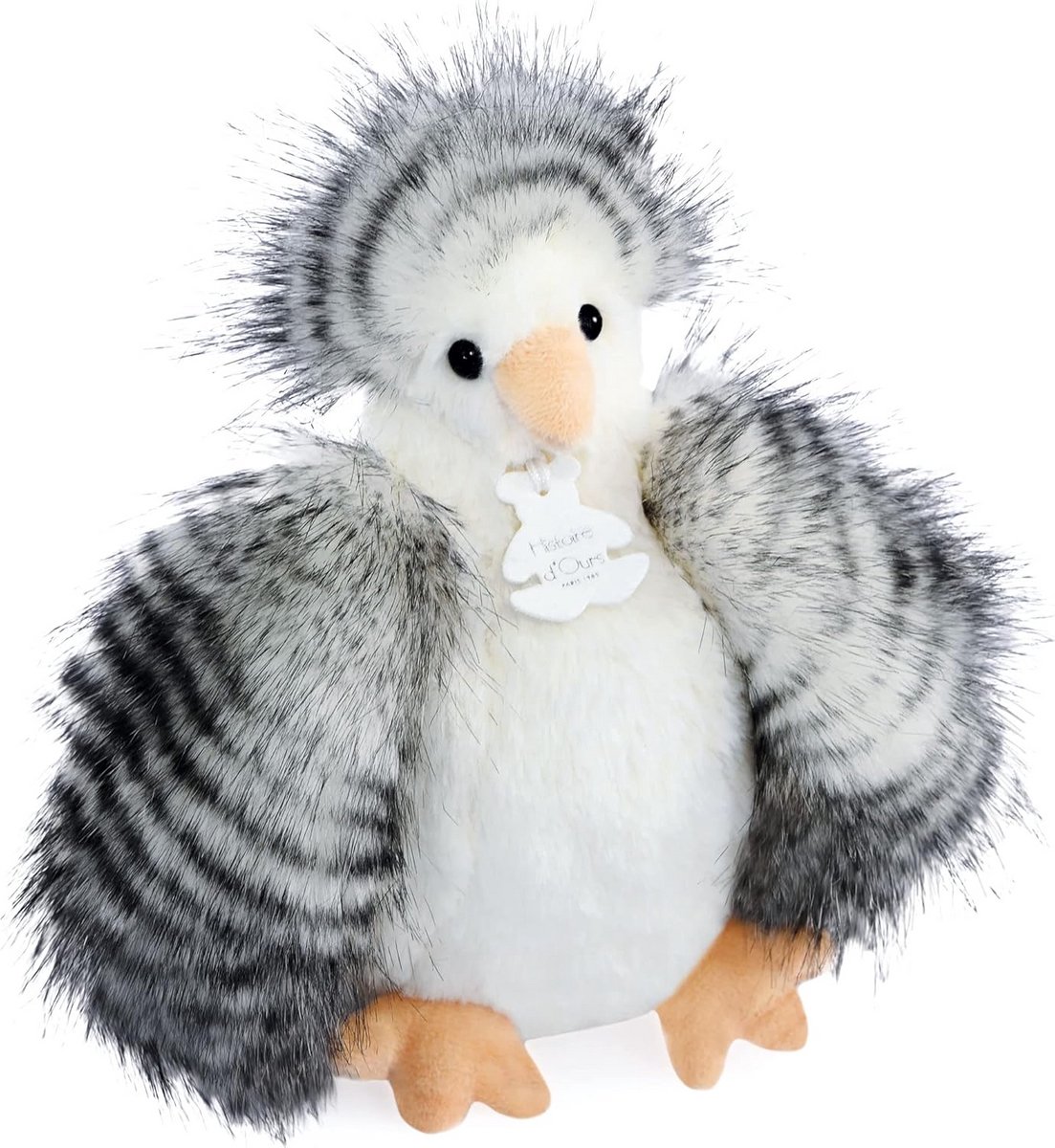 Pluche Kippetje - 20 cm - Schattige Decoratie en Knuffel - Ideaal Kraamcadeau of Verjaardagscadeau - Pluizige Boerderij Dieren