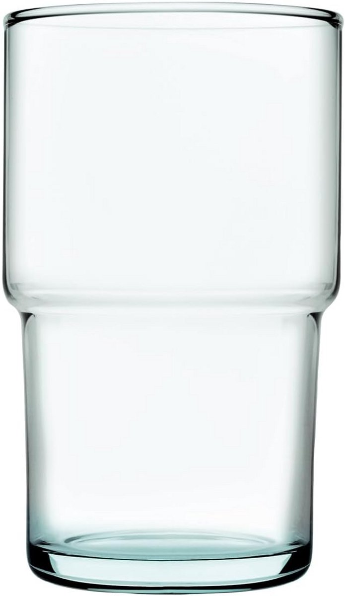 Set van 4 glazen van gerecycled glas - 44 cl - Duurzaam en elegant