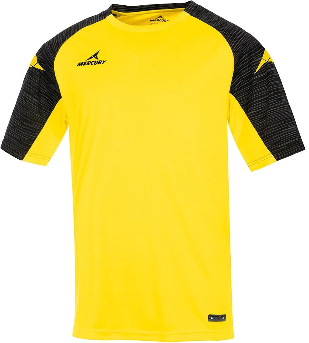 Mercury Equipment Line T-shirt Met Korte Mouwen Geel,Zwart M Man