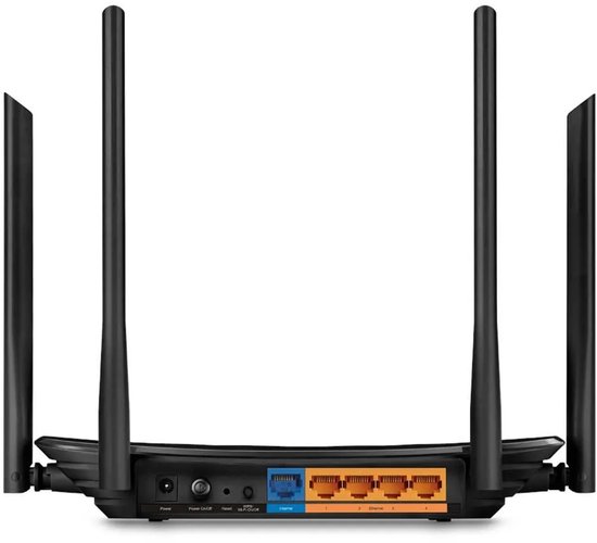 TP-Link Archer C6 - Draadloze Router - 1200 Mbps - WiFi 5 - Zwart
