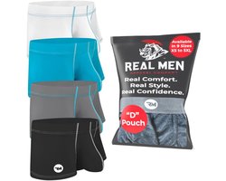 Pouch Ondergoed voor Mannen - Versterkt Uistulping - 3 Inch Ice Silk Boxer Slips