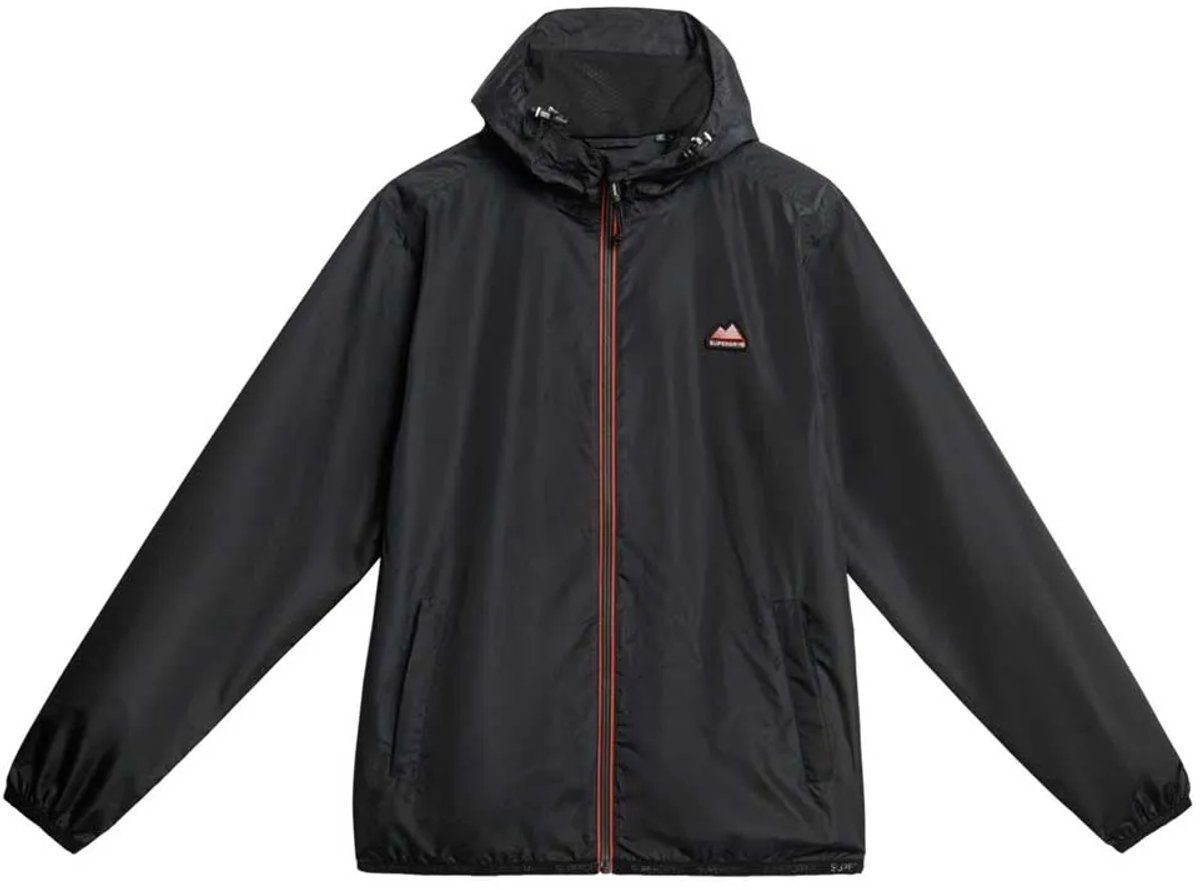 Superdry Essential Tri Windbreaker Jas Heren Zwart