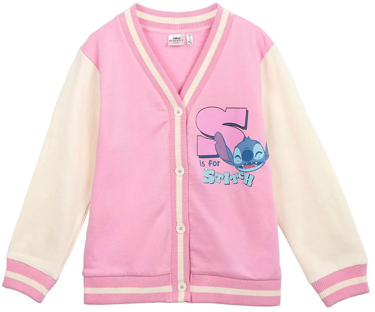 Cerda Group Cotton Brushed Baseball Stitch Jas 10 Years Meisjes Roze