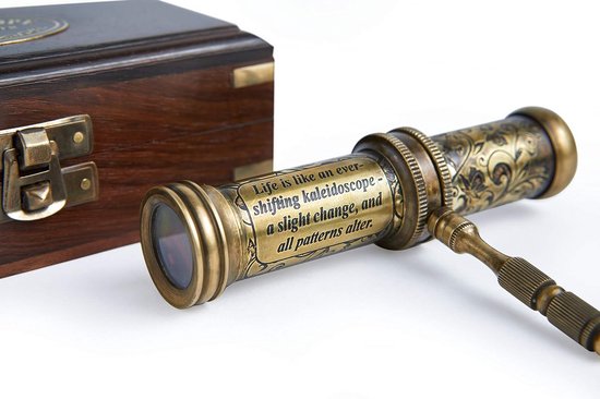Educatieve Handgemaakte Caleidoscoop | Vintage Inspiratie voor Alle Gelegenheden | Perfect Cadeau voor Kinderen en Volwassenen
