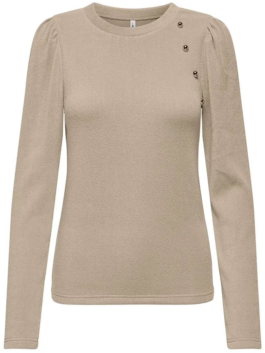Only Nanna Trui Beige L Vrouw