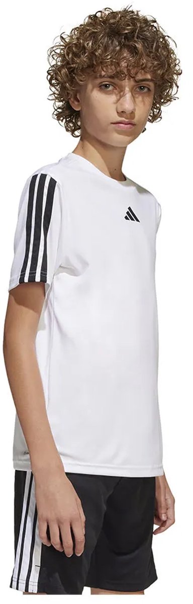 Adidas Train Essentials 3 Stripes T-shirt Met Korte Mouwen 11-12 Years Jongen Zwart