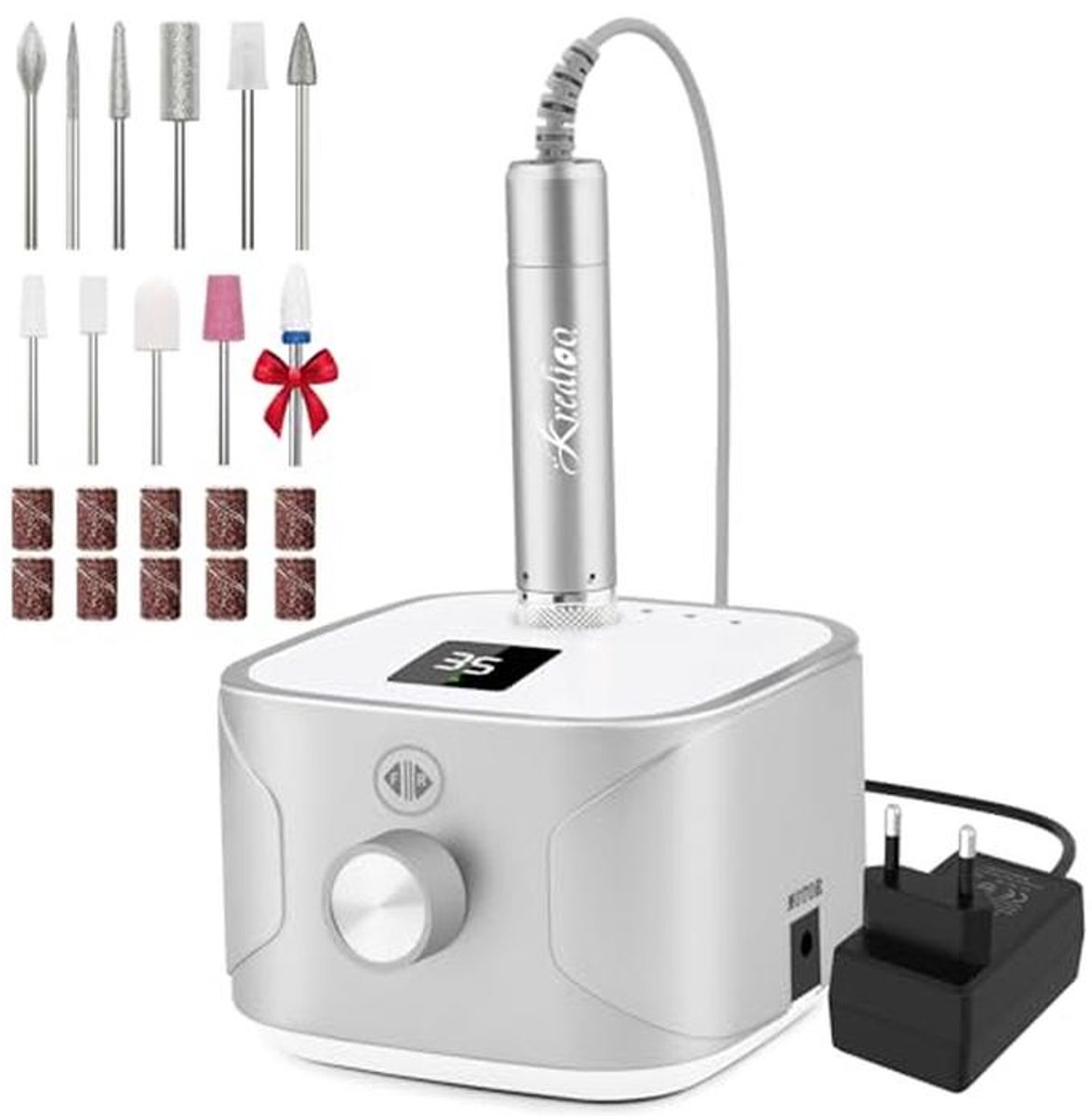 Professionele Nagelfrees voor Gelnagels en Acrylnagels - Draagbaar & LED-Display