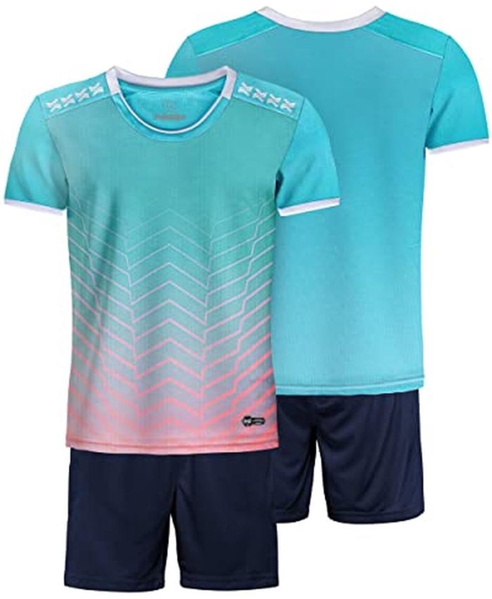 Voetbal Trainingspak voor Kinderen - Ademend Sportset met T-shirt en Shorts