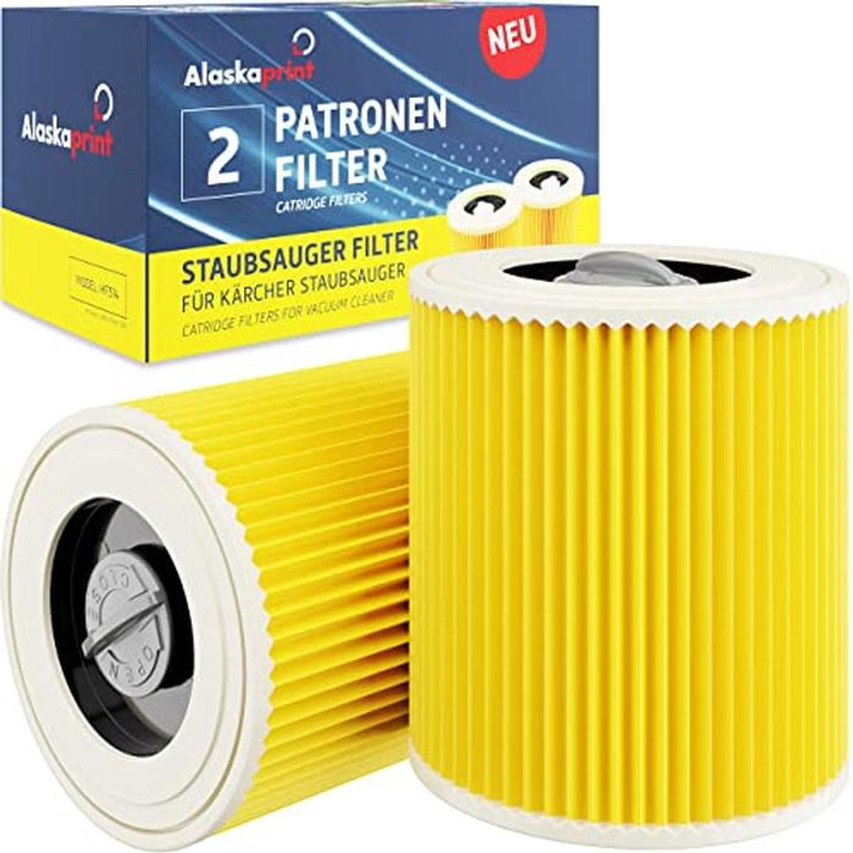 2-pack stofzuigerfilters voor hoogwaardige luchtkwaliteit