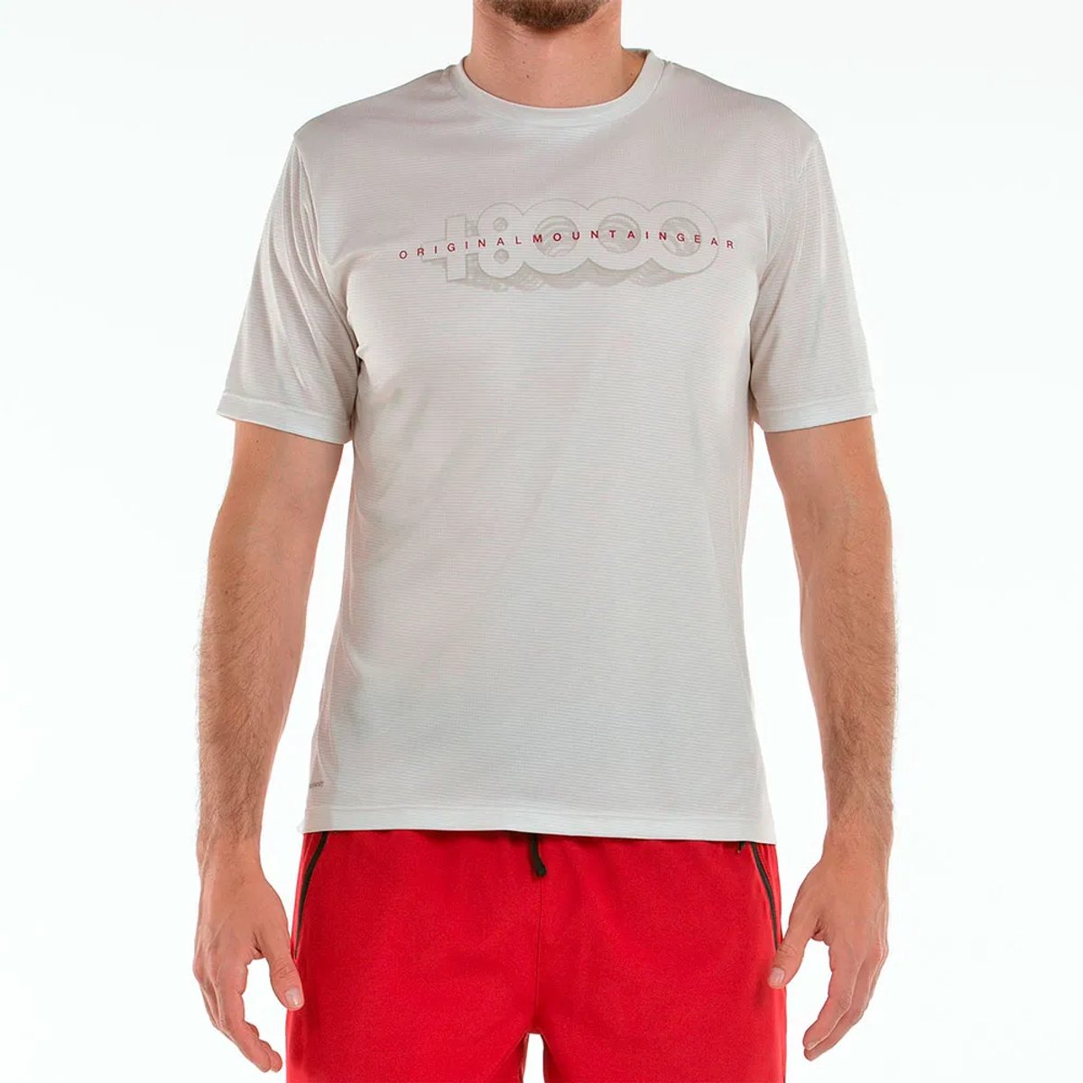 +8000 Talib T-shirt Met Korte Mouwen Wit 2XL Man