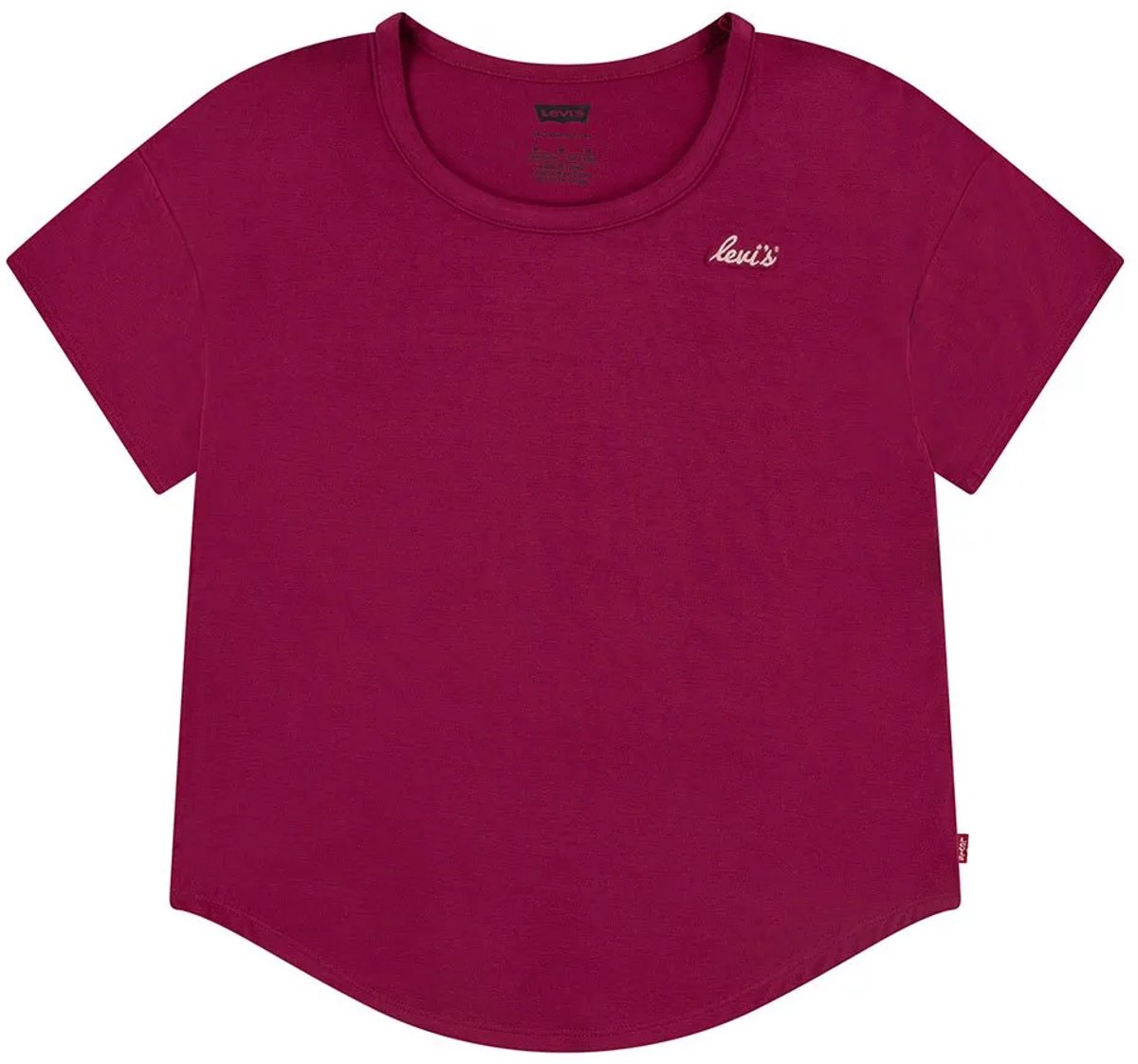 Levi´s ® Kids Favorite T-shirt Met Korte Mouwen 14 Years Meisjes Rood