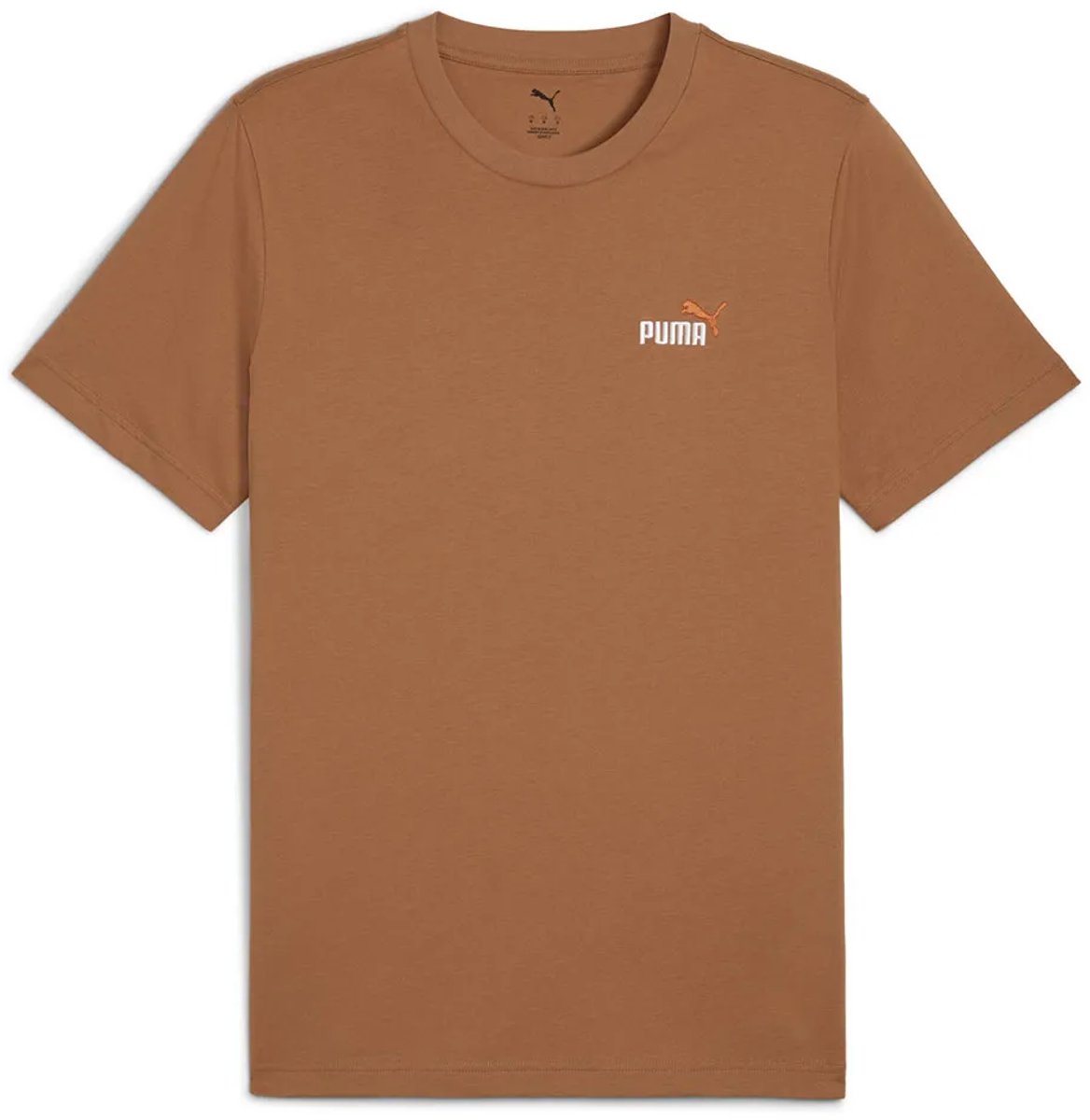 Puma Ess 2 Color Small Nº1 Logo T-shirt Met Korte Mouwen L Salted Caramel