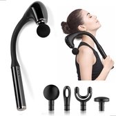 KHYR® - NIEUW - MMP-XR1 Pro Extended Reach Massage Hammer - Professionele Massage Gun - U-vormig Massagegun met Verlengde Greep - Bereik Rug, Nek, Schouders & Benen moeiteloos – Stil en Krachtig door de borstelloze motor