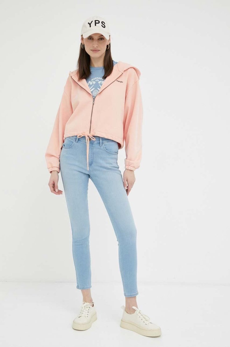 Wrangler HIGH SKINNY CALISTA W29 X L30 Blauw