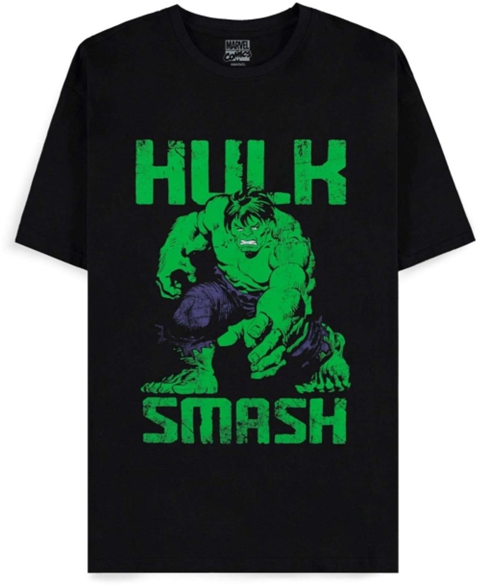 Marvel - Hulk Smash Heren Tshirt - L - Zwart