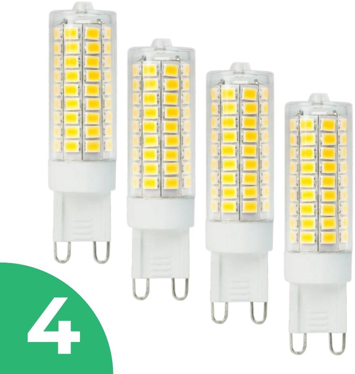 Commel Mini Led-lamp G9 - 5W - Daglicht - Dimbaar - 4 stuks