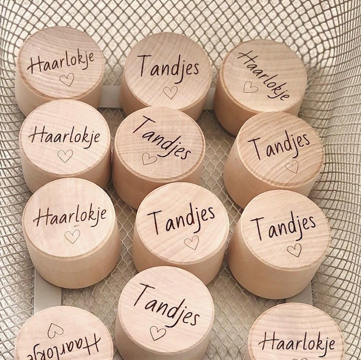 Melktanden- en haarlokdoosje | tandendoosje | eerste haarlokje | bewaardoosjes set | Tand & Haarlok doosje | Kraam cadeau | Geboorte cadeau | Hartje