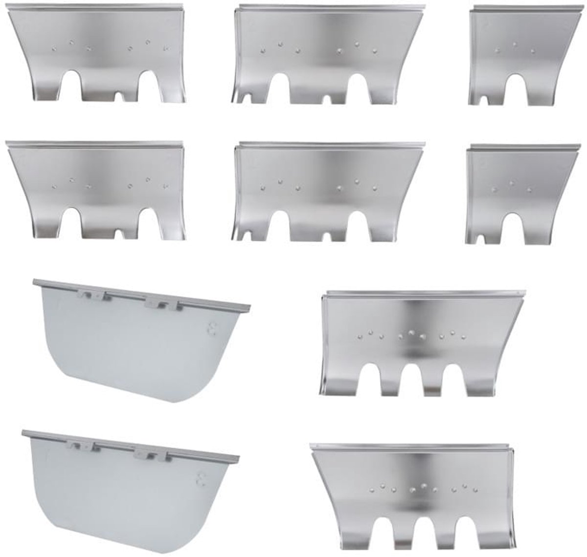 Campingaz InstaClean Vervangingsset - Geschikt voor 3-, 4-, Master 3- & Master 4-serie Barbecues - Eenvoudig te Installeren