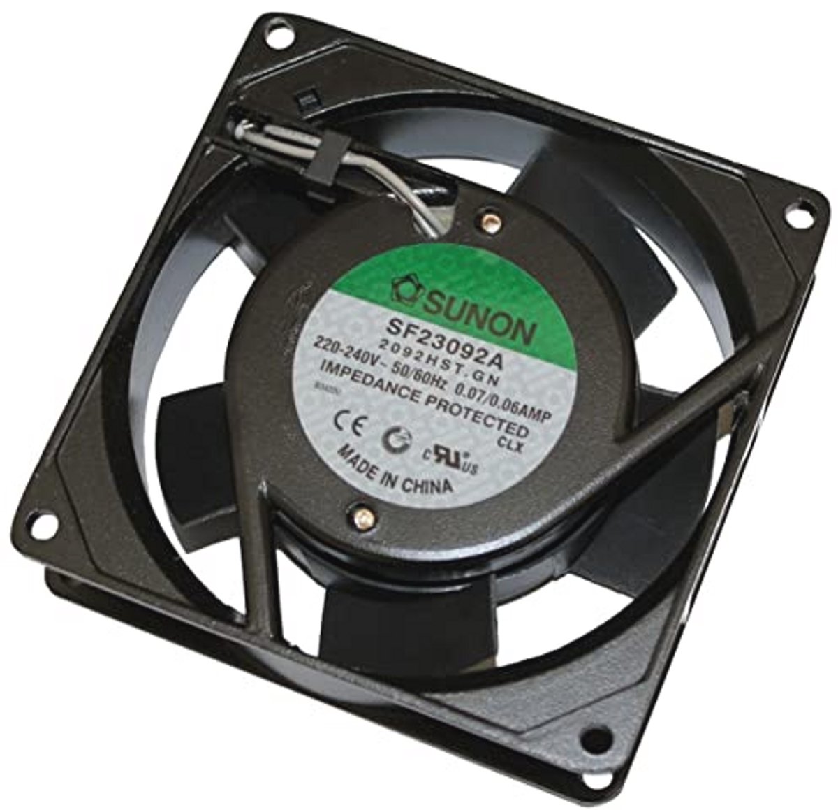 230V AC Ventilator 14,5W - 92x92x25mm - 49,2m³/h
