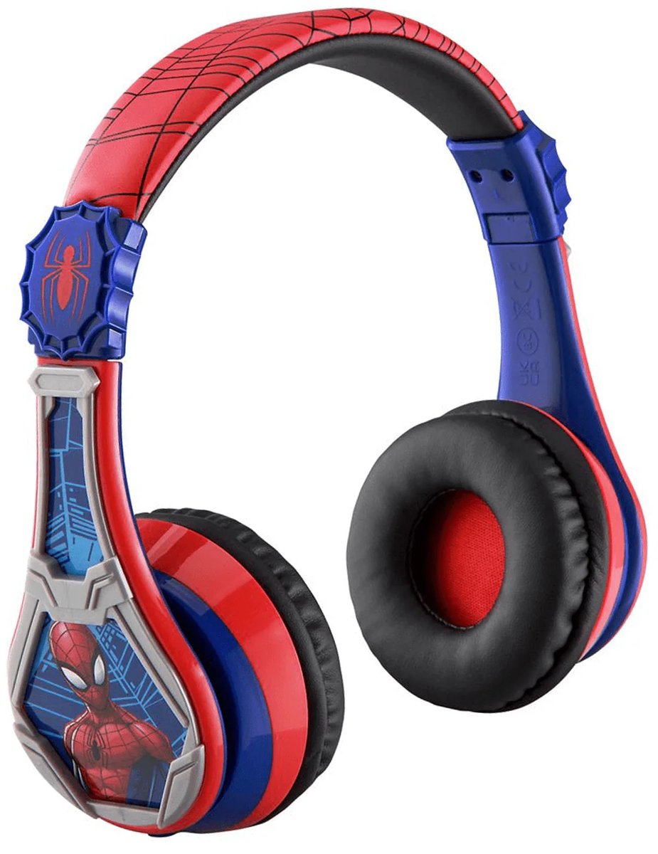 Spiderman - draadloze kinderkoptelefoon - Hero design - met volumebegrenzing - lange speeltijd