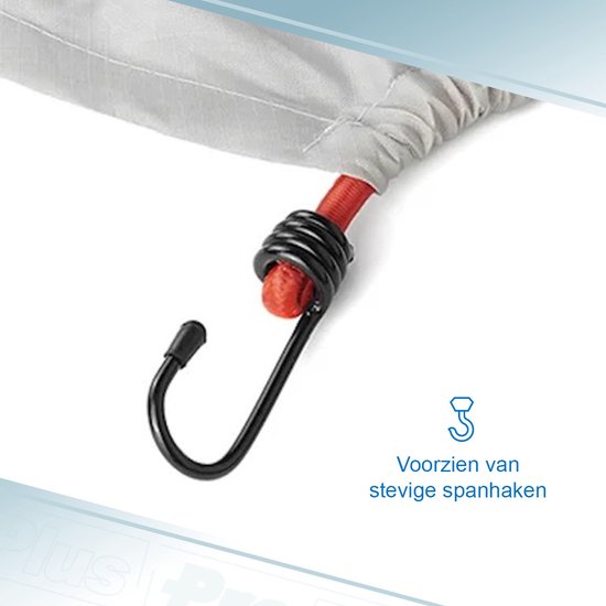 ProPlus Fietshoes XL - Heavy Duty - Ripstop Nylon - Voor 2 Elektrische Fietsen - Met Markeringsbordvak van ProPlus — afbeelding 5