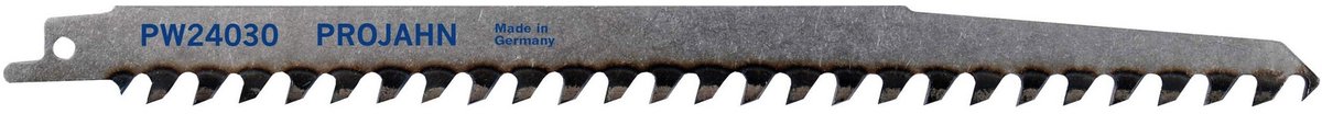 Professioneel reciprozaagblad PW24030 HCS 240 mm – 3 TPI – 5-delige set – voor snel zagen in nat hout (vergelijkbaar met Bosch S1542K)