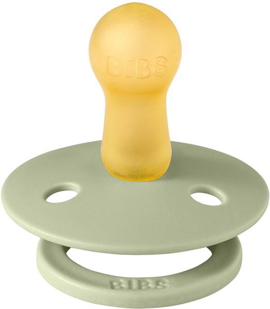 BiBS - Colour Pacifier - Stage 1 Fopspeen - 0+ maanden - 2 stuks - Sage / Cloud van BIBS — afbeelding 4