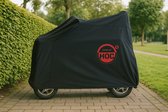 CUHOC - waterdichte Scootmobiel Hoes Zwart - 170x61x117 - Red label met Trekkoord - Makkelijke Scootmobielhoes UNIVERSEEL - afdekhoes scootmobiel, regenhoes scootmobiel