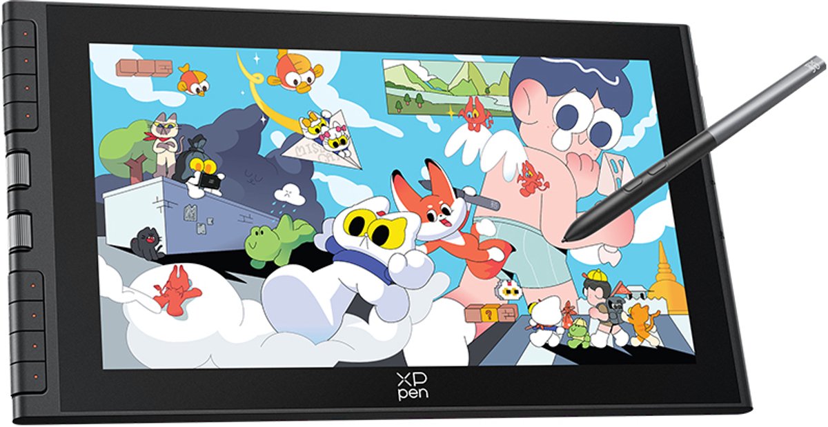 XPPen Artist 12 3rd – Grafische Tablet met 11,9-inch Draagbaar Scherm en X4 Smart Chip Pen (16.384 Drukniveaus), Geschikt voor Beginnende Artiesten